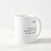 Iris - Bote der Götter Kaffeetasse (VorderseiteRechts)