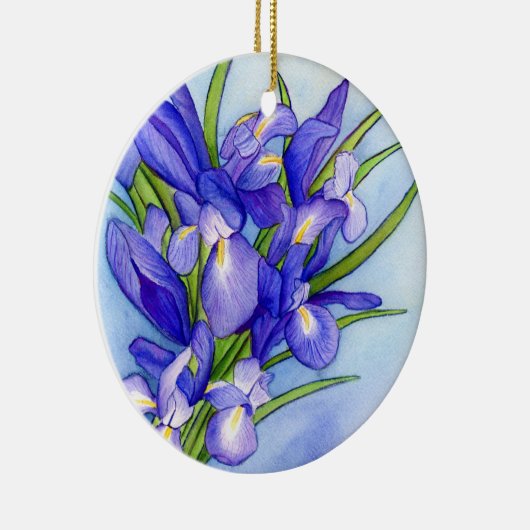 Iris Bouquet Blume Kunst, Dichtung und Musik Keramik Ornament (Rechts)