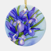 Iris Bouquet Blume Kunst, Dichtung und Musik Keramik Ornament (Vorne)