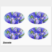 Iris Bouquet Blume Painting Sticker (Blatt)