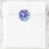 Iris Bouquet Blume Painting Sticker (Tasche)