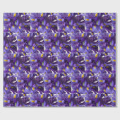 Iris-Bouquet Geschenkpapier (Flach)