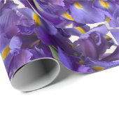 Iris-Bouquet Geschenkpapier (Rolleneckpunkt)