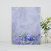 Iris Bouquet Letterhead (Stehend Vorderseite)
