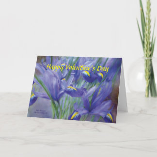 Iris Bouquet Valentine's Day ArtCard Feiertagskarte