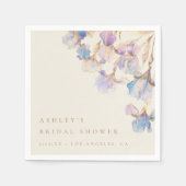 Iris Brautparty Serviette (Vorderseite)