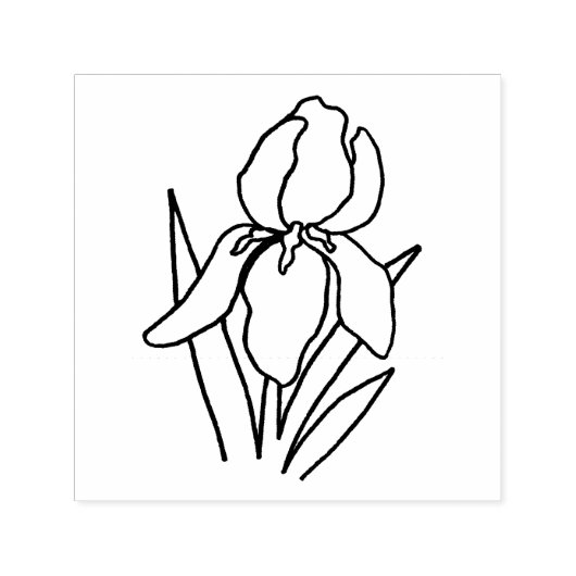 Iris-Briefmarke Permastempel (Design)
