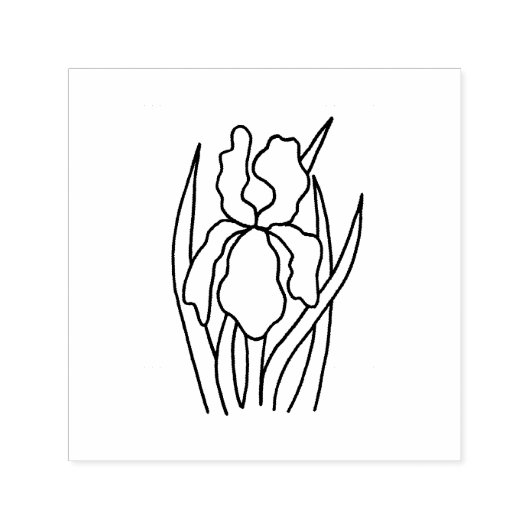 Iris-Briefmarke Permastempel (Design)