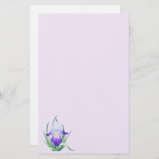 Iris Briefpapier (Vorne/Hinten)