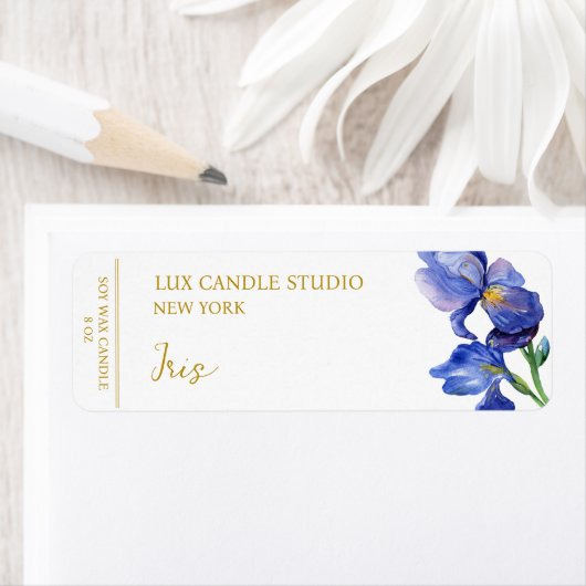 Iris Candle Label (Insitu)