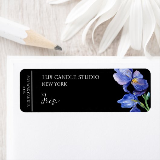 Iris Candle Label (Insitu)