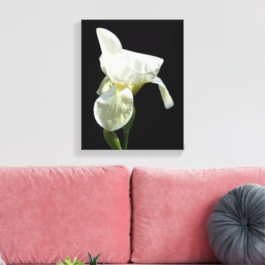 Iris Canvas Print Leinwanddruck (Insitu (Wohnzimmer))