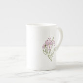 Iris-China-Cup Porzellantasse (Vorderseite Rechts)