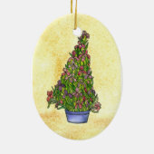 Iris Christmas Tree Ornament (Hinten)