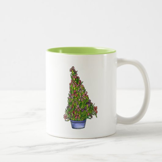 Iris Christmas tree Tasse (Rechts)