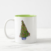 Iris Christmas tree Tasse (Links)