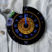 Iris Clock Bronze Button (Beispiel)