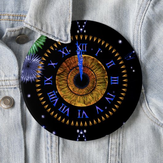 Iris Clock Bronze Button (Beispiel)