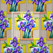 Iris Cross Christlich Fabric Stoff (Kachel)