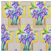 Iris Cross Christlich Fabric Stoff (Nahaufnahme)