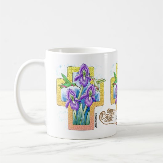 Iris Cross christliche Tasse (Links)