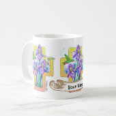 Iris Cross christlicher Becher Kaffeetasse (Vorderseite Links)