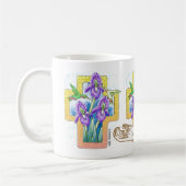 Iris Cross christlicher Becher Kaffeetasse (Links)