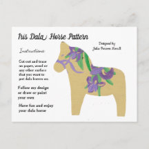 Iris Dala Horse Pattern zu teilen