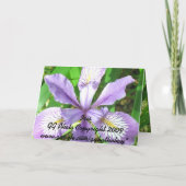 Iris danke Ihnen Notecard (Rückseite)