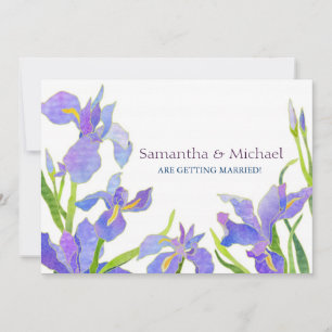 Iris, die Save the Date Wedding Einladungen