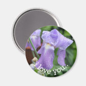 iris.drops. in Liebe. Magnet (Vorderseite/Rückseite)