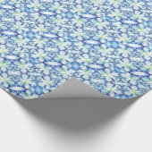 Iris-Druck-Packpapier Geschenkpapier (Ecke)