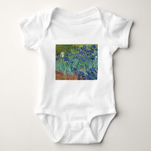 Iris durch Van Gogh Baby Strampler (Vorderseite)