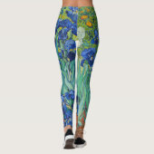 Iris durch Van Gogh Leggings (Rückseite)