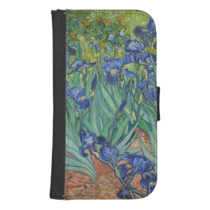 Iris durch Van Gogh Galaxy S4 Geldbeutel Hülle