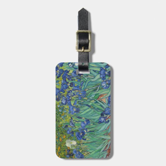 Iris durch Vincent van Gogh 1889 Gepäckanhänger (Vorderseite vertikal)