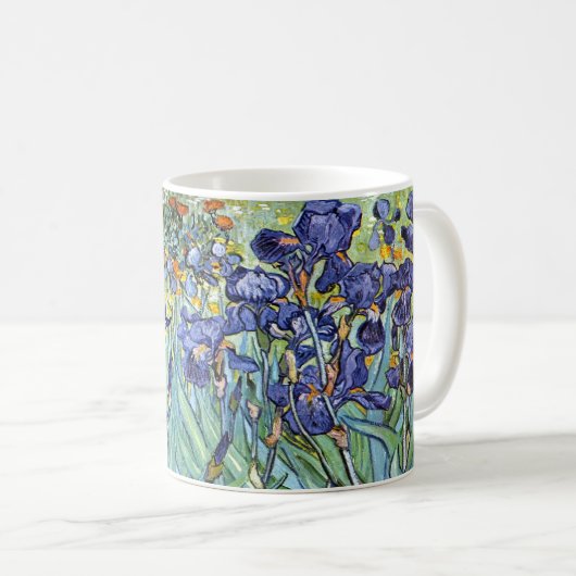 Iris durch Vincent van Gogh 1898 Kaffeetasse (VorderseiteRechts)