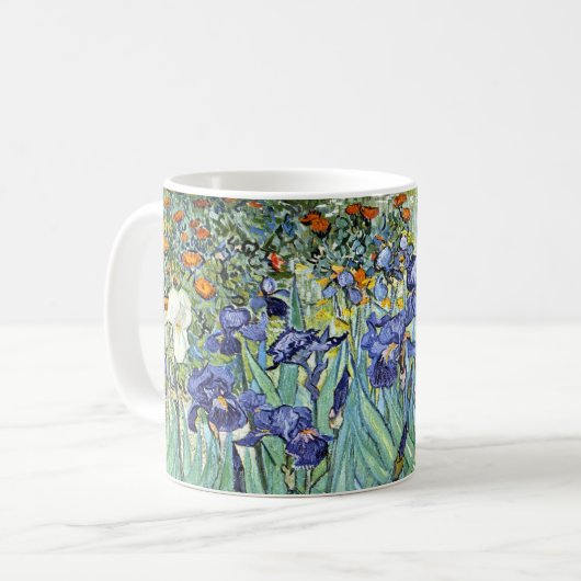 Iris durch Vincent van Gogh 1898 Kaffeetasse (Vorderseite Links)