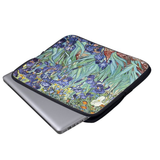 Iris durch Vincent van Gogh 1898 Laptopschutzhülle (Vorne Knopf)
