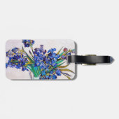 Iris durch Vincent van Gogh Gepäckanhänger (Rückseite horizontal)