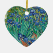 Iris durch Vincent van Gogh Keramik Ornament (Vorne)