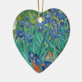 Iris durch Vincent van Gogh Keramik Ornament (Links)