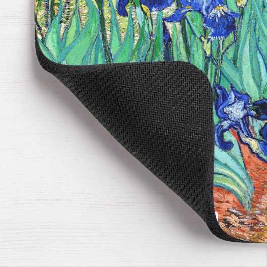 Iris durch Vincent van Gogh Mousepad (Ecke)