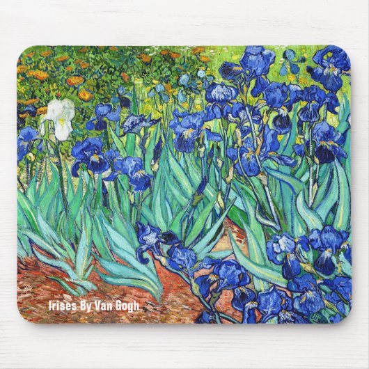 Iris durch Vincent van Gogh Mousepad (Vorne)