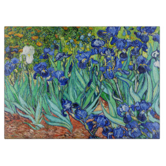 Iris durch Vincent van Gogh Schneidebrett