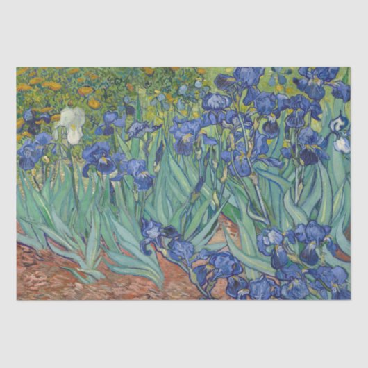 Iris durch Vincent van Gogh Seidenpapier (Vorderseite)