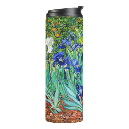 Iris durch Vincent van Gogh Thermosbecher (Nach links gedreht)