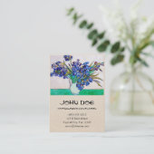 Iris durch Vincent van Gogh Visitenkarte (Stehend Vorderseite)