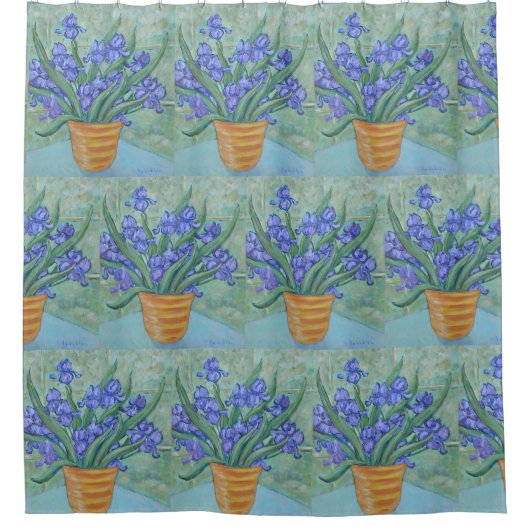 Iris Duschvorhang (Vorderseite)