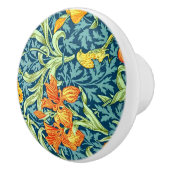 Iris, ein William Morris-Muster, Keramikknauf (Rechts)